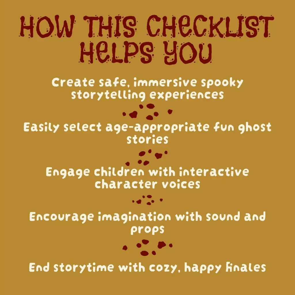 Spooky Storytime Checklist for Kids – Fun & Safe Spooky Stories for Kids Digital Guide
