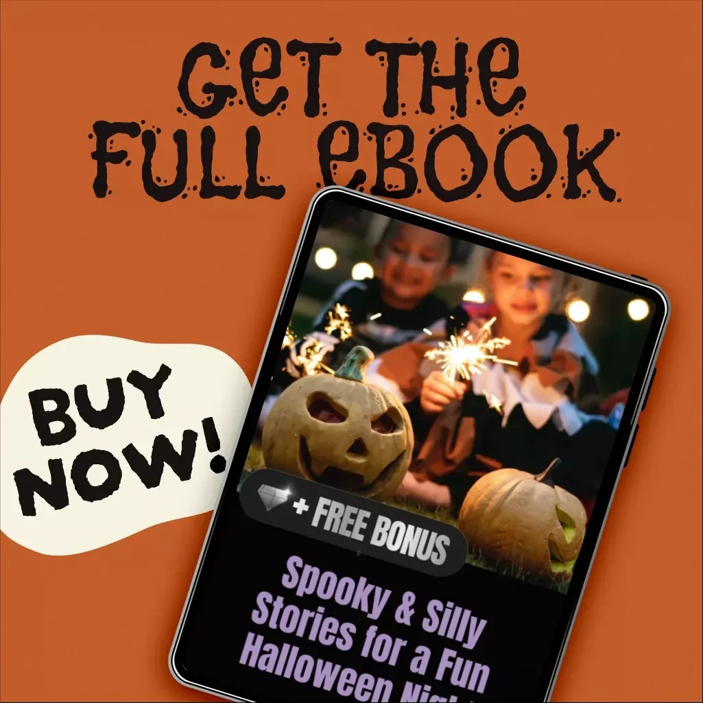 Spooky & Silly Stories for a Fun Halloween Night | eBook of Spooky Funny Stories, Party Guide, Family-Friendly Digital Download