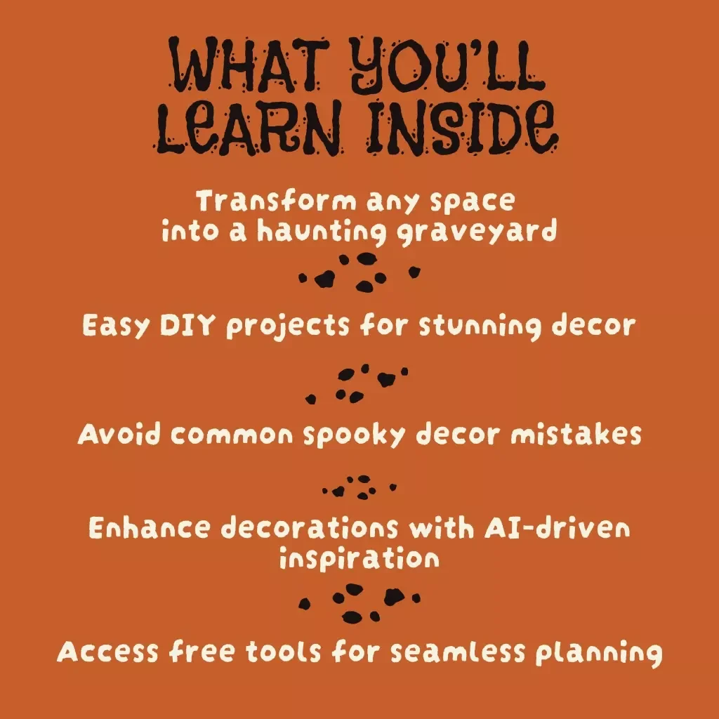 Halloween Spooky Graveyard Decor Guide: DIY Ideas, Common Mistakes, and AI Tips
