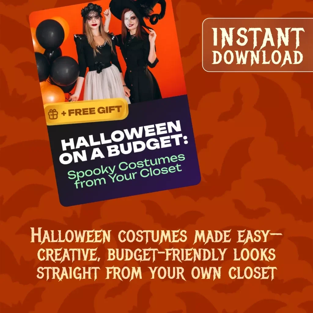 Halloween on a Budget: Spooky Costumes from Your Closet | DIY Costume Ideas eBook | Halloween Costumes with What You Already Own | Digital Download