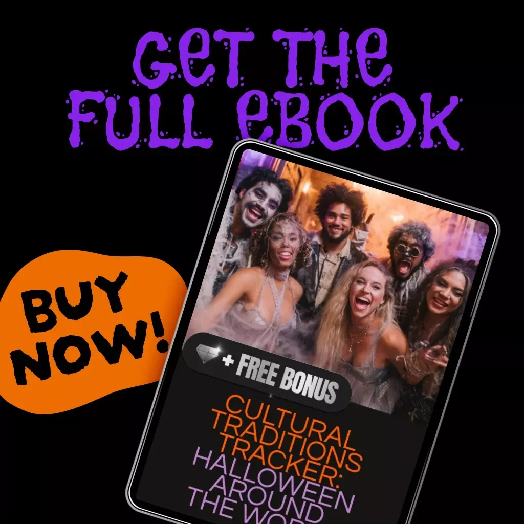 Cultural Traditions Tracker: Halloween Around the World | Ebook Guide to Global Halloween Traditions, Origins, and Celebrations | Cultural Traditions Tracker for Halloween Around the World