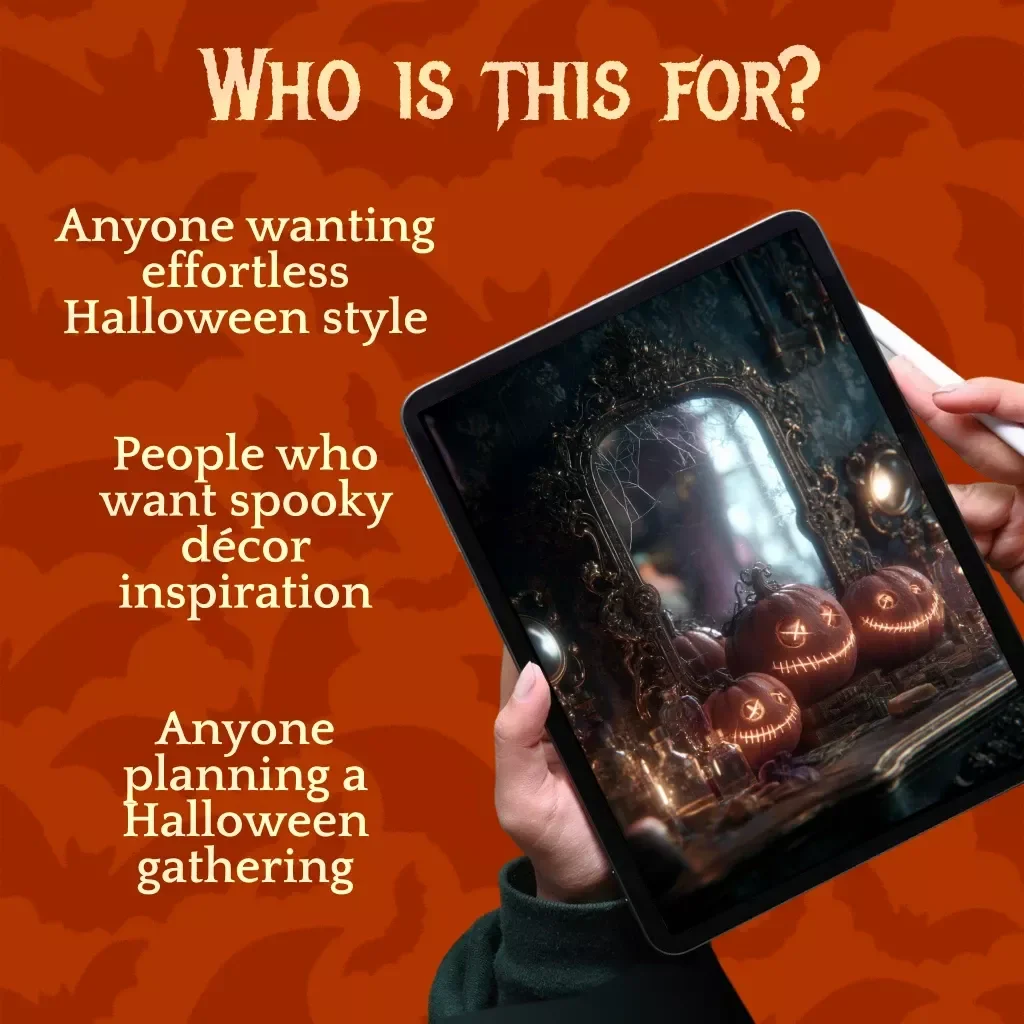 Spooky Halloween Aesthetic | Digital Download Guide for Décor, Costumes, DIY Tips, and Party Inspiration