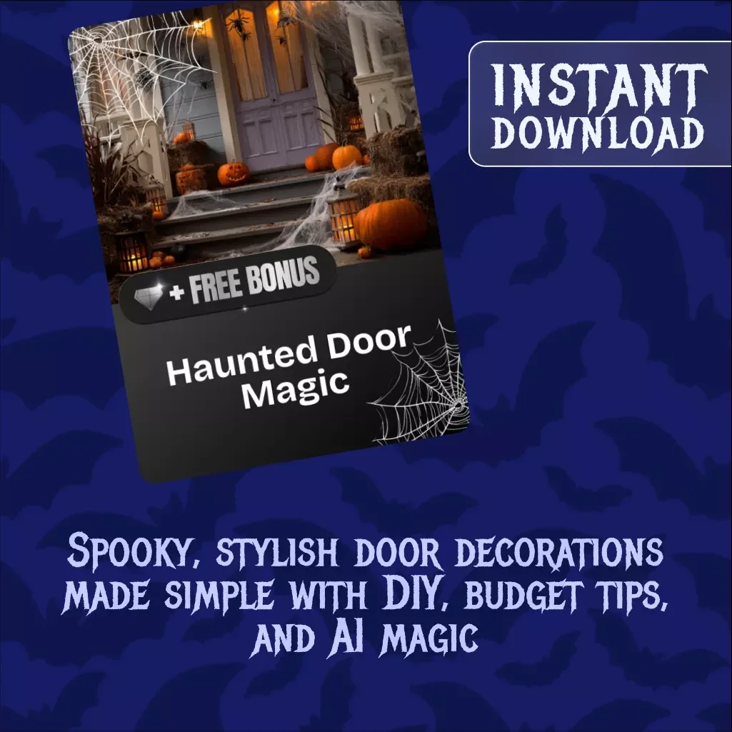 Haunted Door Magic | Spooky Halloween Door Decorations Guide | DIY eBook for Creepy, Budget-Friendly, and AI-Powered Halloween Inspiration