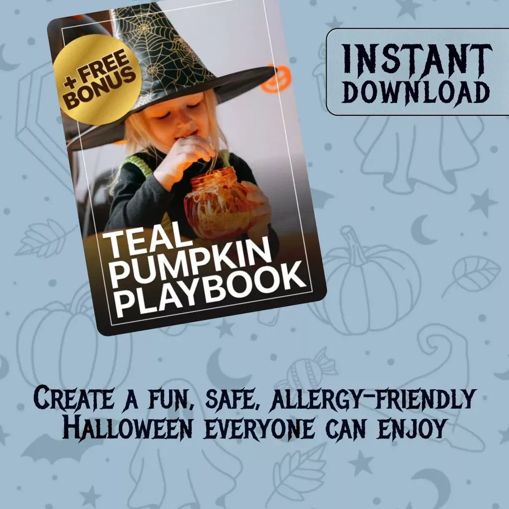 Teal Pumpkin Playbook | Allergy-Safe Halloween Guide | Non-Food Treat Ideas & Digital Planning Templates