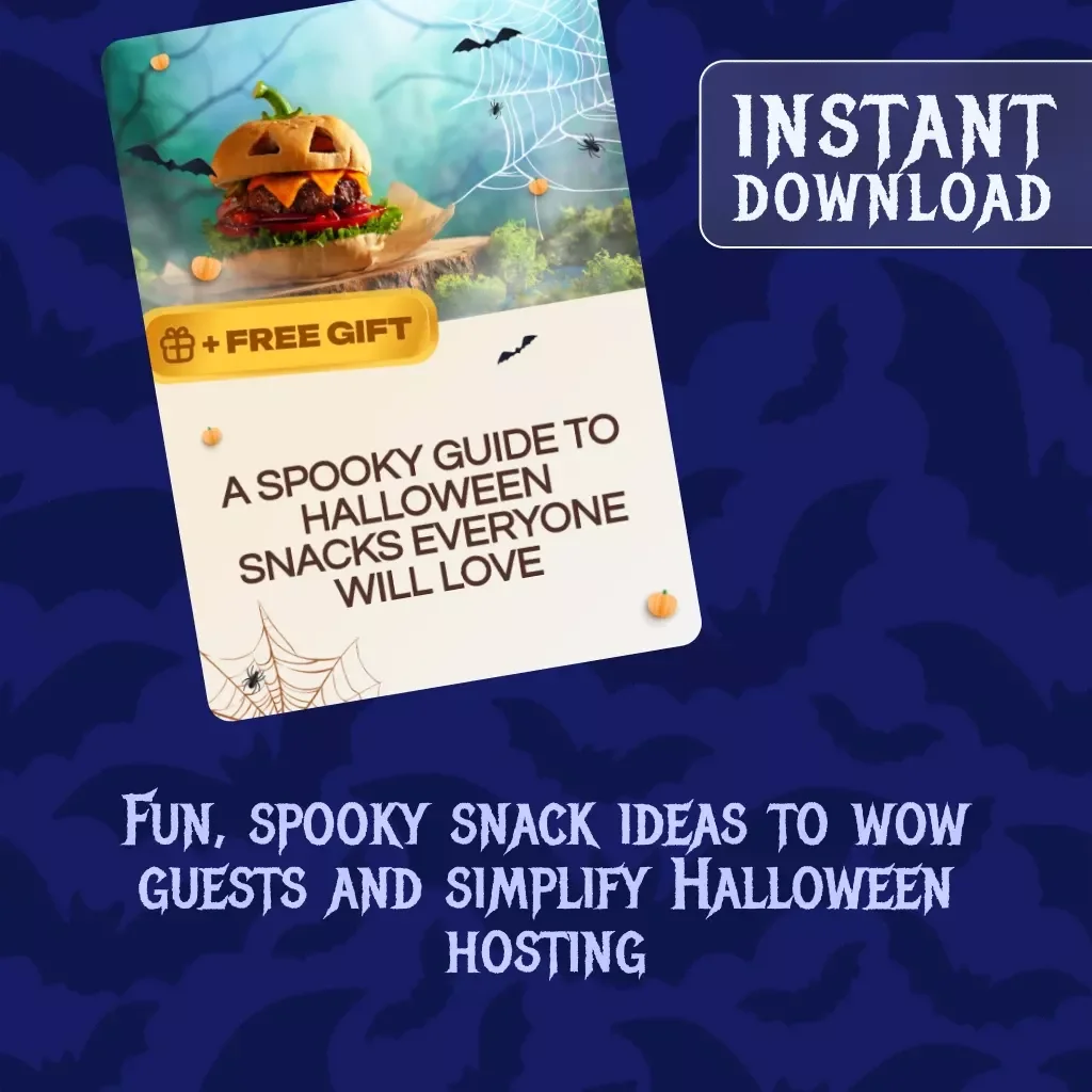 A Spooky Guide to Halloween Snacks Everyone Will Love | Digital eBook | Easy DIY Spooky Halloween Snacks, Creepy Cute Treats, Party Food & Snack Ideas