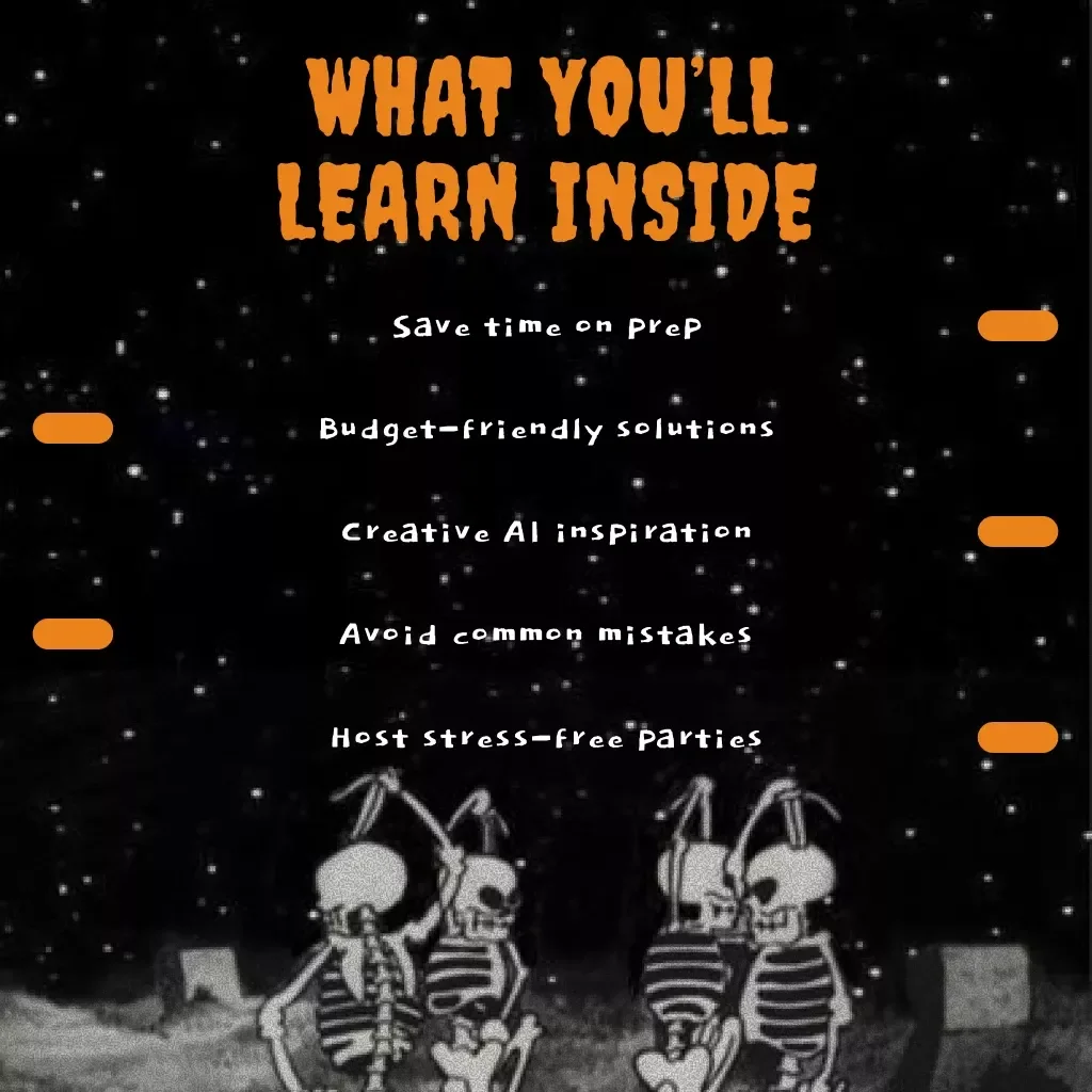 Last-Minute Halloween That Looks Perfect | Instant Digital Guide for Stress-Free Parties, DIY Costumes, Quick Décor & Fun That Still Feels Planned