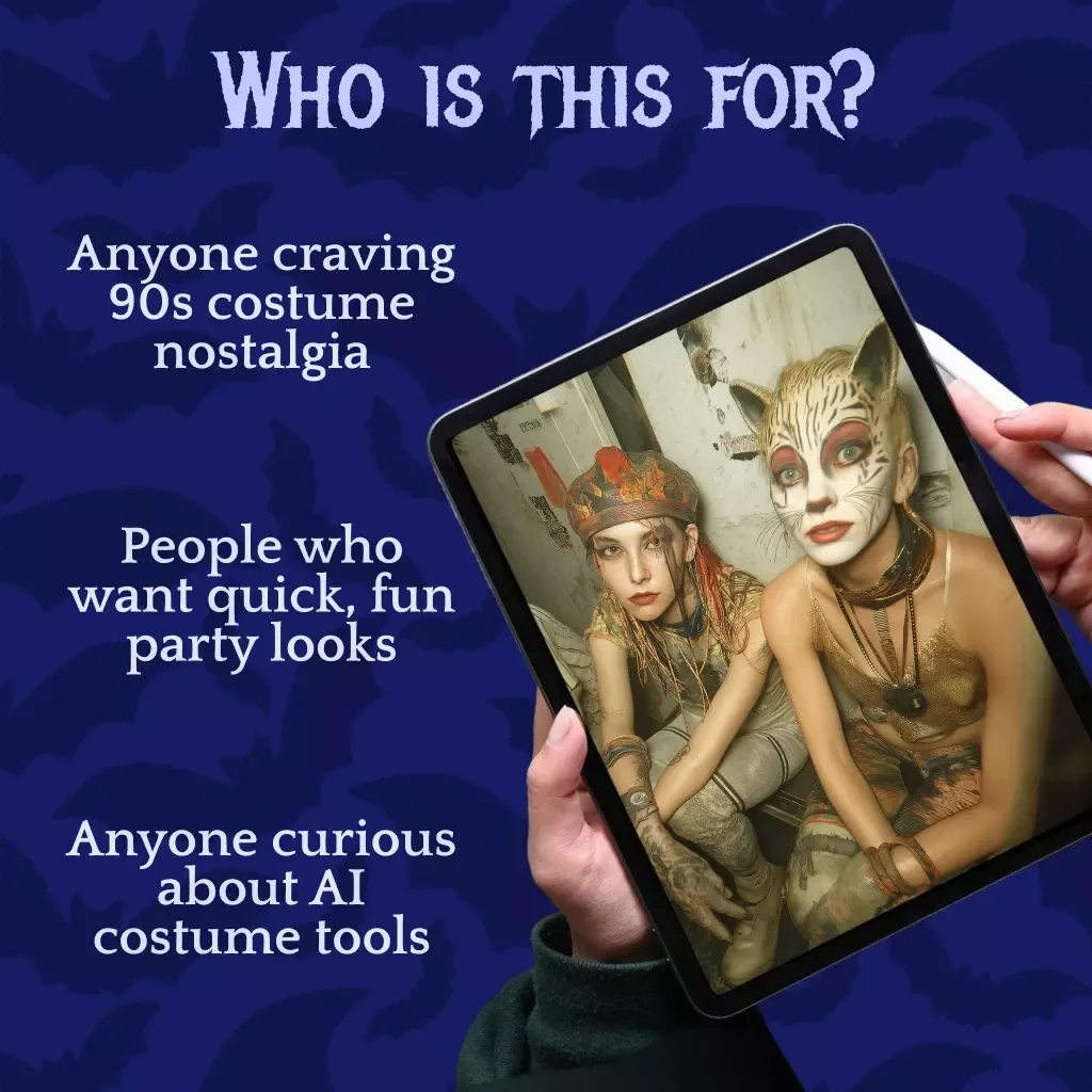 90s Nostalgia Costume Spells | Digital Guide for 90s Nostalgia Costume Inspiration, DIY Outfit Ideas, Pop Culture Looks & AI Costume Planning