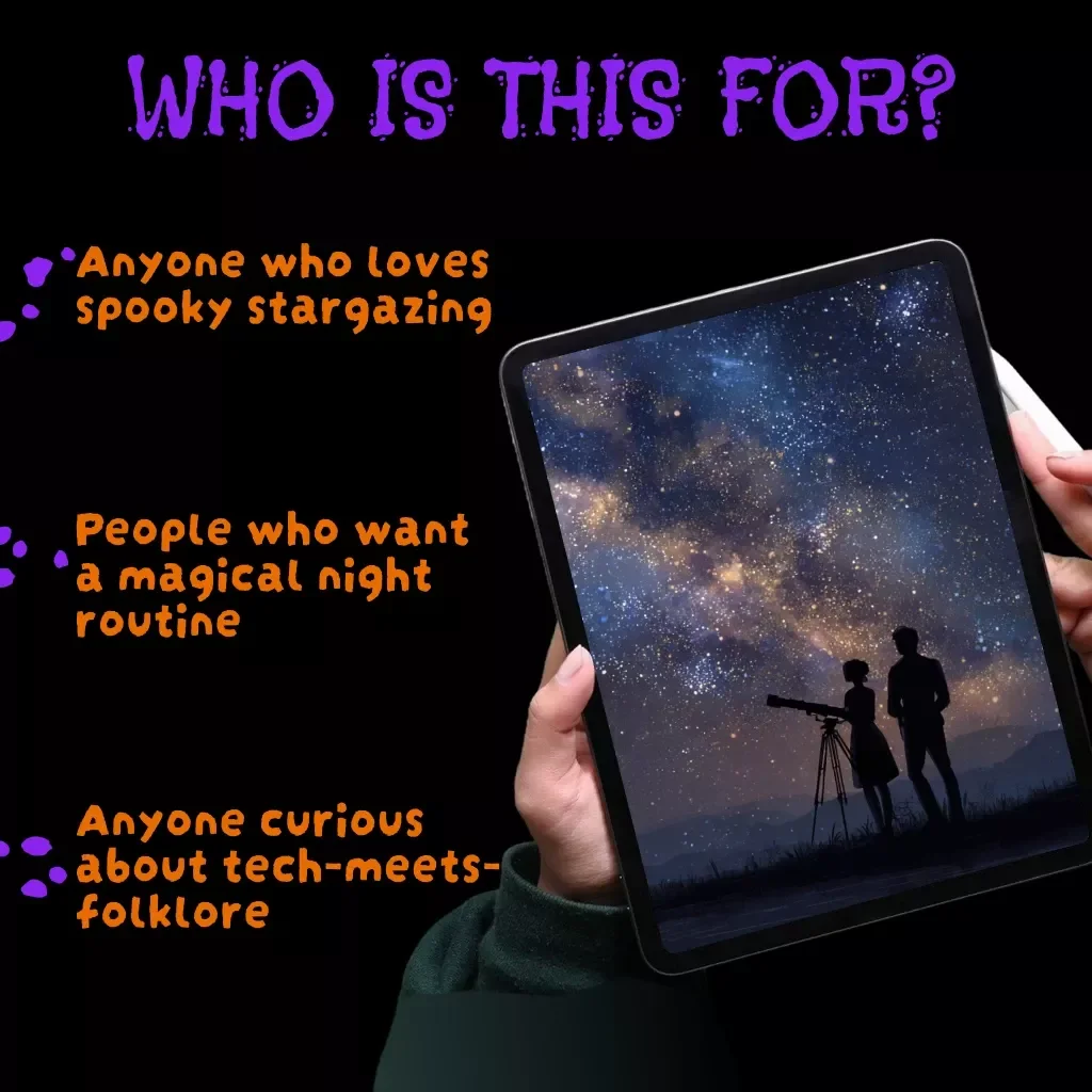 Eerie Skies: A Haunted Night Sky Stargazing Routine | Digital Guide for Haunted Constellations, Ghostly Meteor Showers & Spooky Sky Adventures