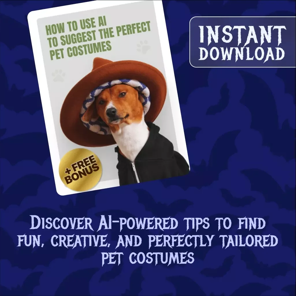 How to Use AI to Suggest the Perfect Pet Costumes | Digital Guide for Pet Lovers | AI Pet Costume Suggestion Tool | Creative eBook & Checklist for Fun DIY Ideas