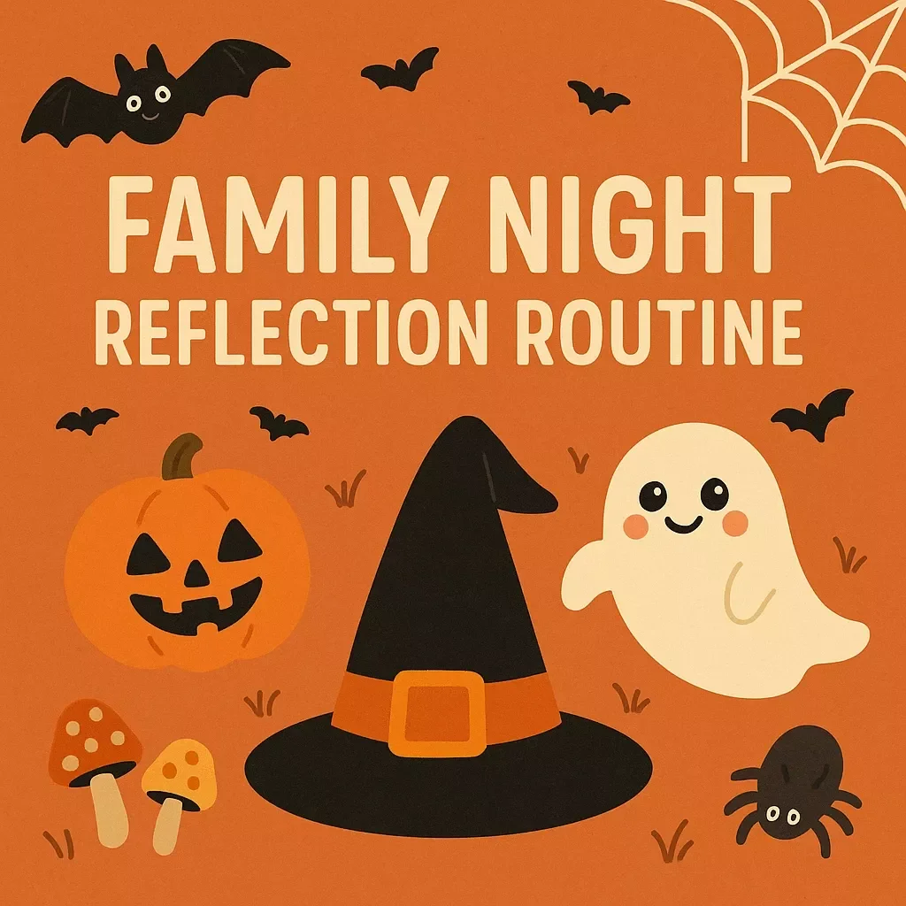 Family Night Reflection Routine Guide – Digital Download for Meaningful Connection, AI-Powered Prompts & Fun Reflection Activities