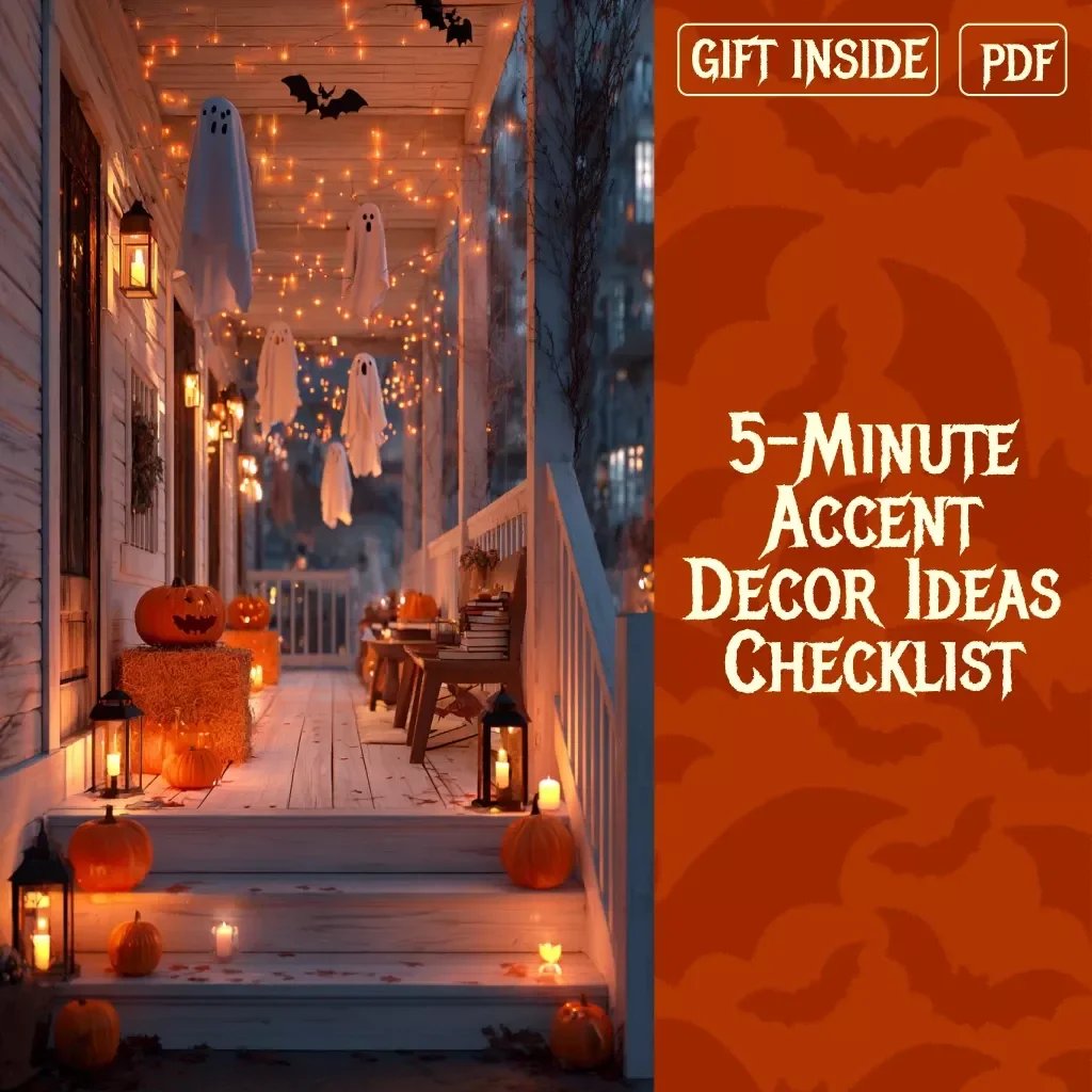 5-Minute Accent Decor Ideas Checklist | Quick Home Styling Guide | Instant Digital Download for Easy Room Makeovers