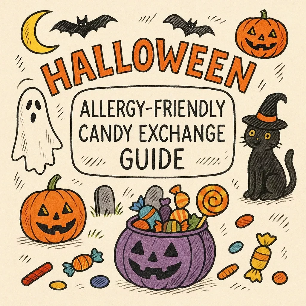 Allergy-Friendly Candy Exchange Guide | Printable Digital Download Checklist for Safe & Inclusive Candy Swaps | Nut-Free, Dairy-Free, Gluten-Free Candy Planning Resource