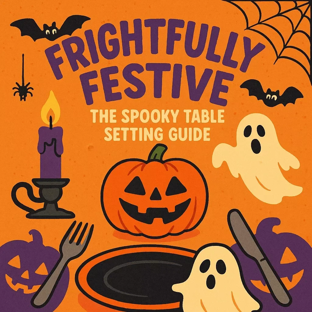 Frightfully Festive: The Spooky Table Setting Guide | Halloween eBook, Haunted Dining Decor Ideas, Spooky Table Setting Guide for Parties & Hosting