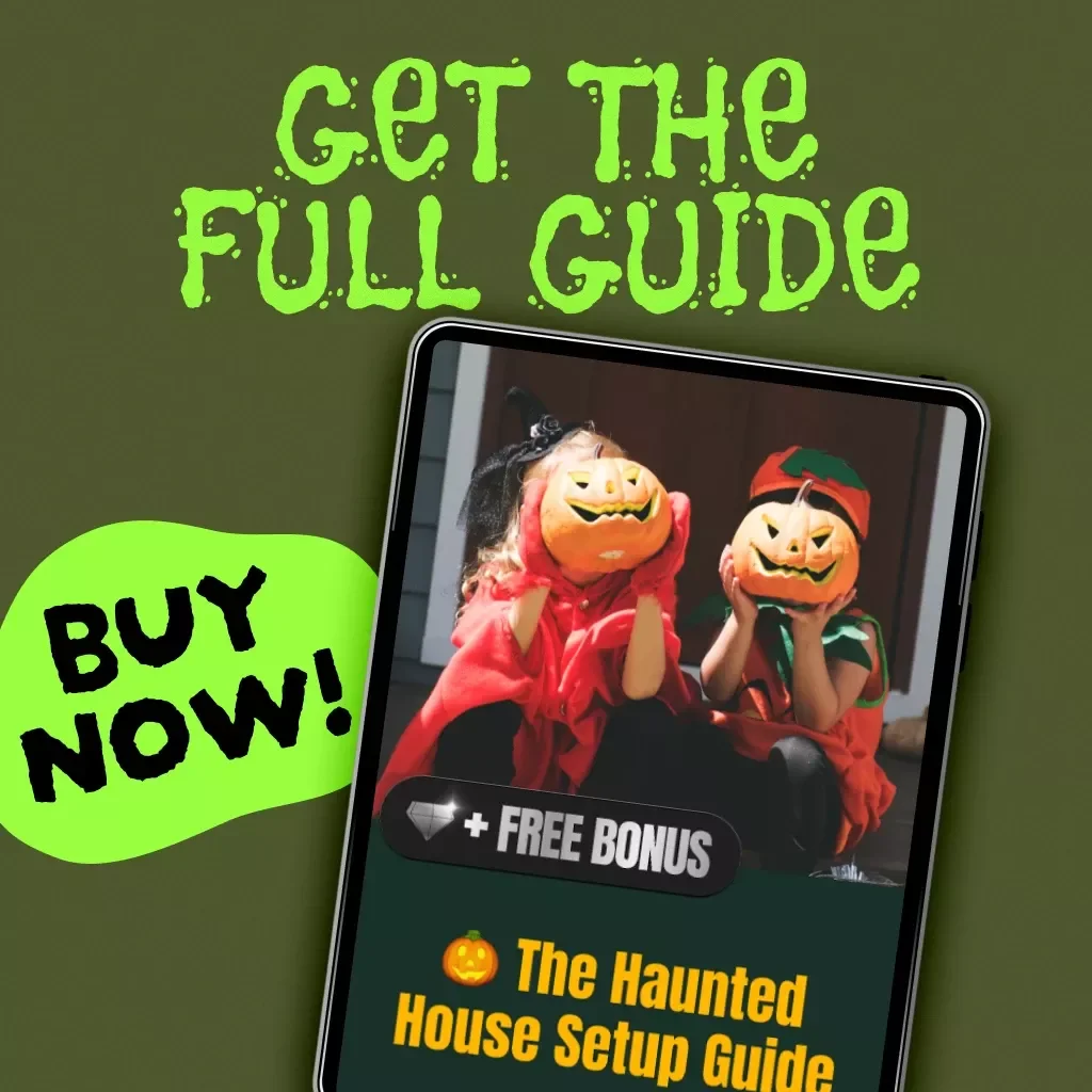 The Haunted House Setup Guide | Digital Download eBook for DIY Haunted House Design, Props, Lighting, and Spooky Event Planning