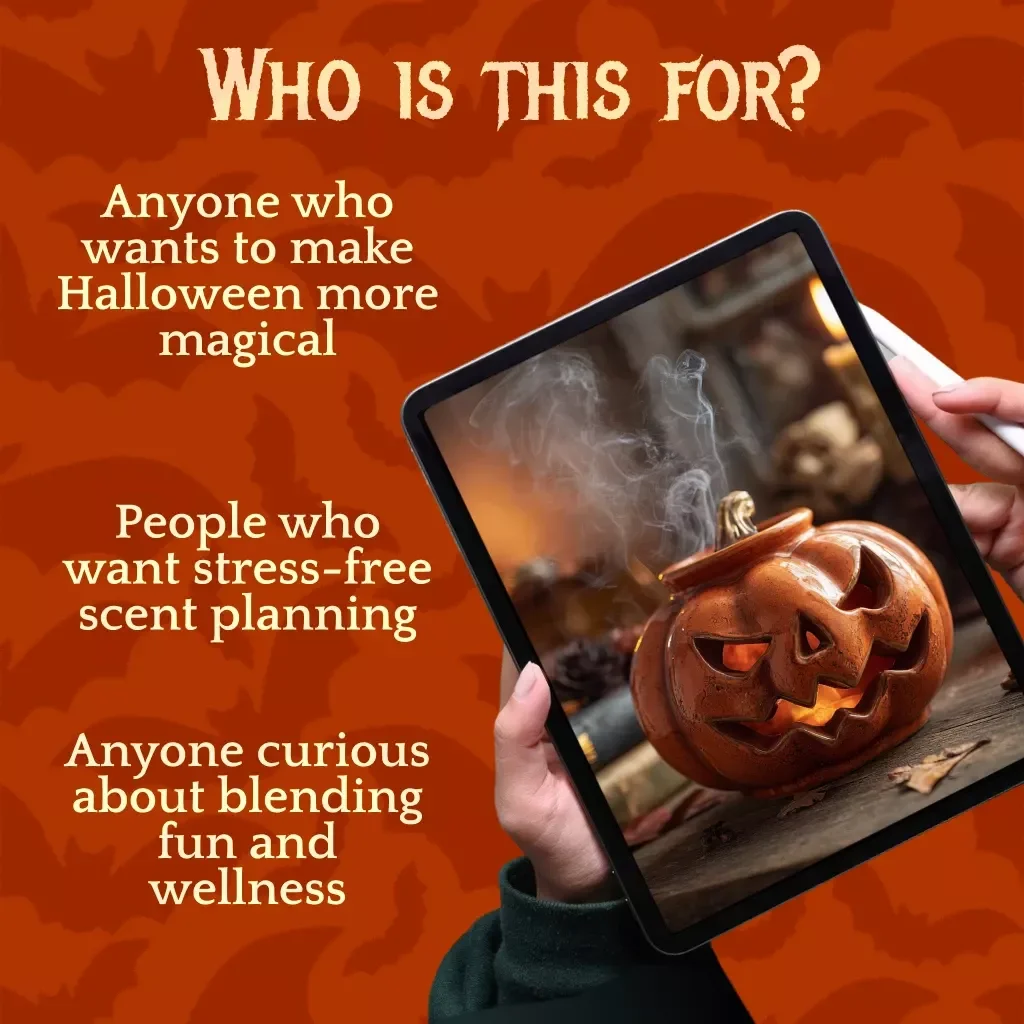 Spooky Scents: Your Halloween Aromatherapy Routine Planner | Digital Guide, eBook & Checklist for Frightfully Fun Aromatherapy Routine Planner for Halloween