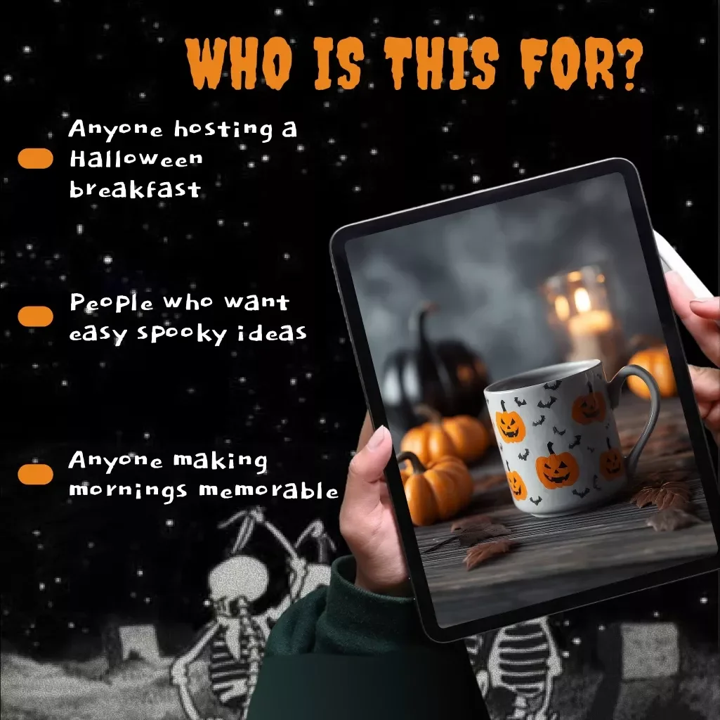 Fun and Festive Halloween Breakfast Ideas | Digital Download eBook | Halloween Morning Breakfast Ideas Recipes, Tips & Checklist