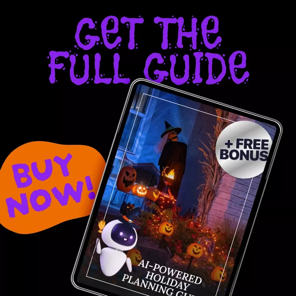 AI-Powered Holiday Planning Guide | Digital Download | Stress-Free Festive Season with Daily Pumpkin Carving Micro-Habit Map