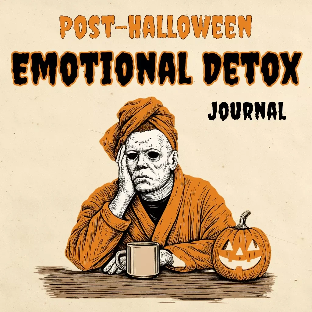 The Post-Halloween Emotional Detox Journal | Digital Guide for Self-Care, Journaling Prompts & Mindful Reset