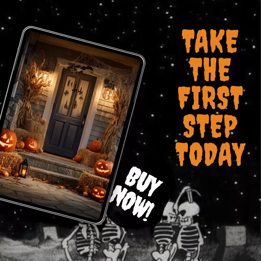 Halloween Indoor vs Outdoor Decor Checklist | Printable Halloween Decoration Guide | Spooky Home & Yard Decorating Planner | Digital Download