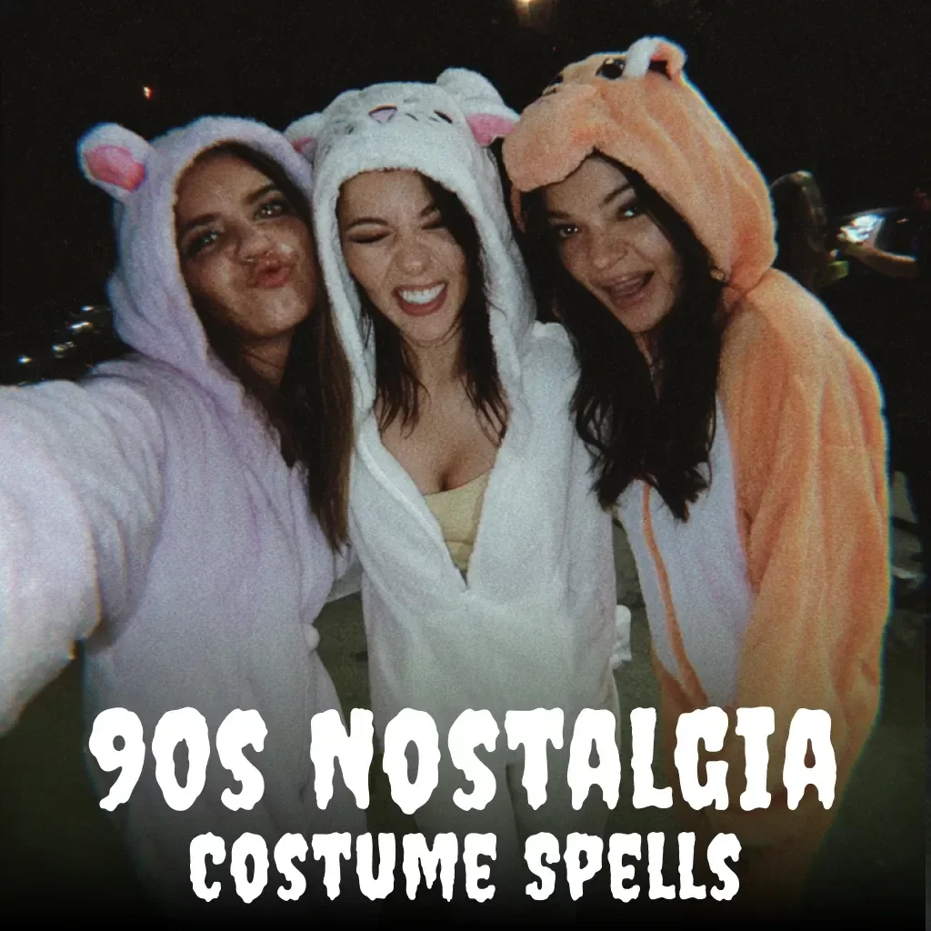 90s Nostalgia Costume Spells | Digital Guide for 90s Nostalgia Costume Inspiration, DIY Outfit Ideas, Pop Culture Looks & AI Costume Planning
