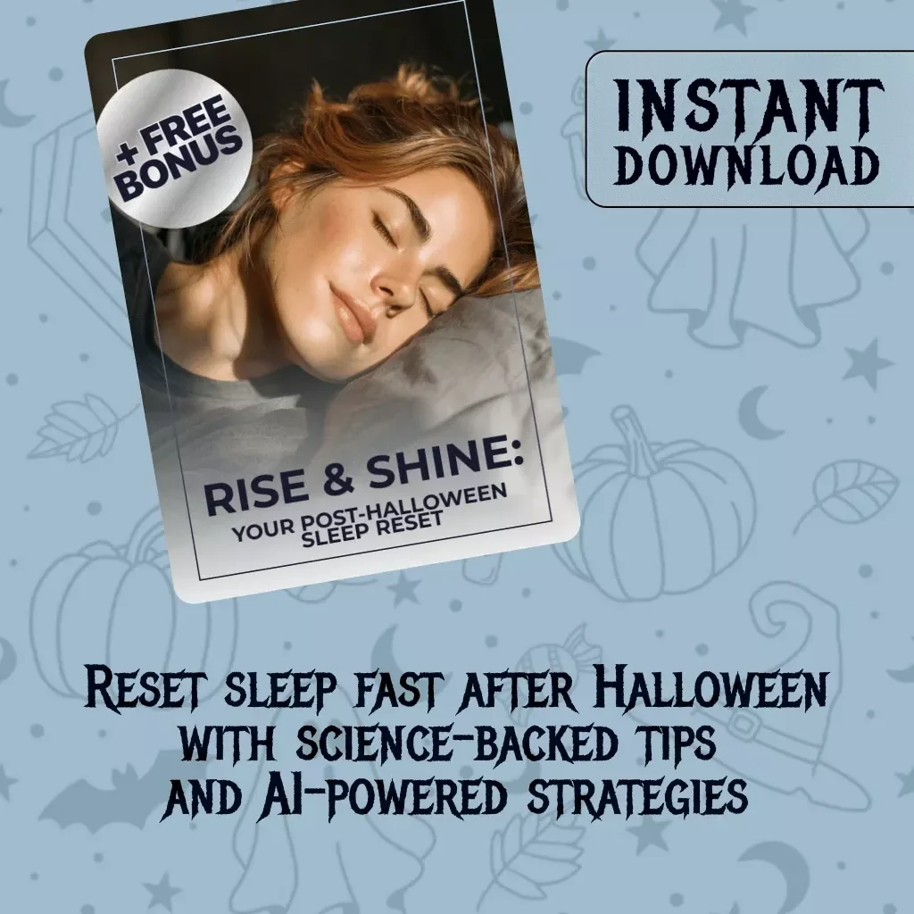 Rise & Shine: Your Post-Halloween Sleep Reset | Digital Sleep Reset Guide After Late Nights | eBook, Instant Download