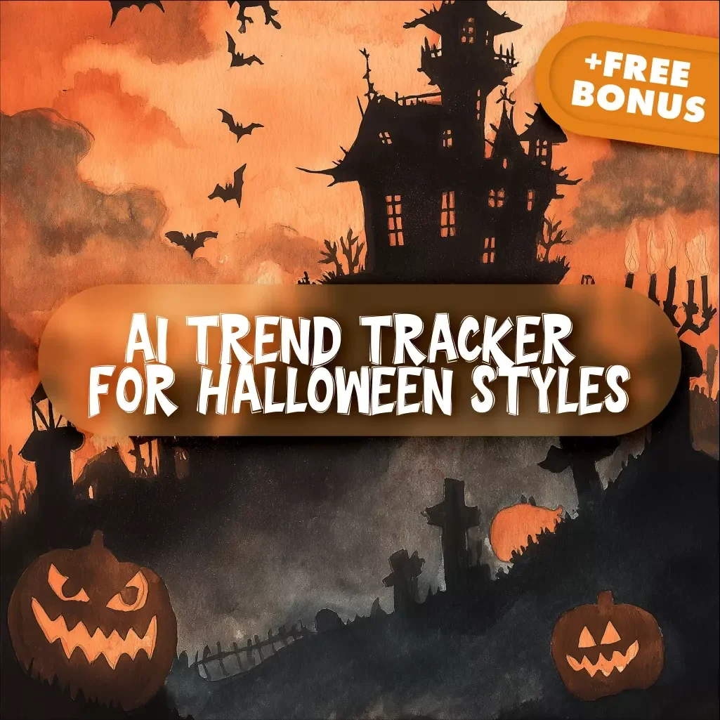 AI Trend Tracker for Halloween Styles | Digital Guide, eBook & Checklist for Trend Forecasting, Style Inspiration & AI Tools