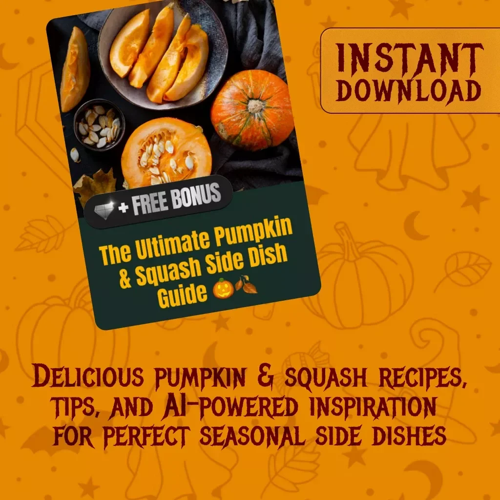 The Ultimate Pumpkin & Squash Side Dish Guide 🎃🍂 | Digital Download eBook, Fall Recipe Ideas, Seasonal Cooking Inspiration, Healthy Autumn Recipes, Pumpkin & Squash Side Dish Guide