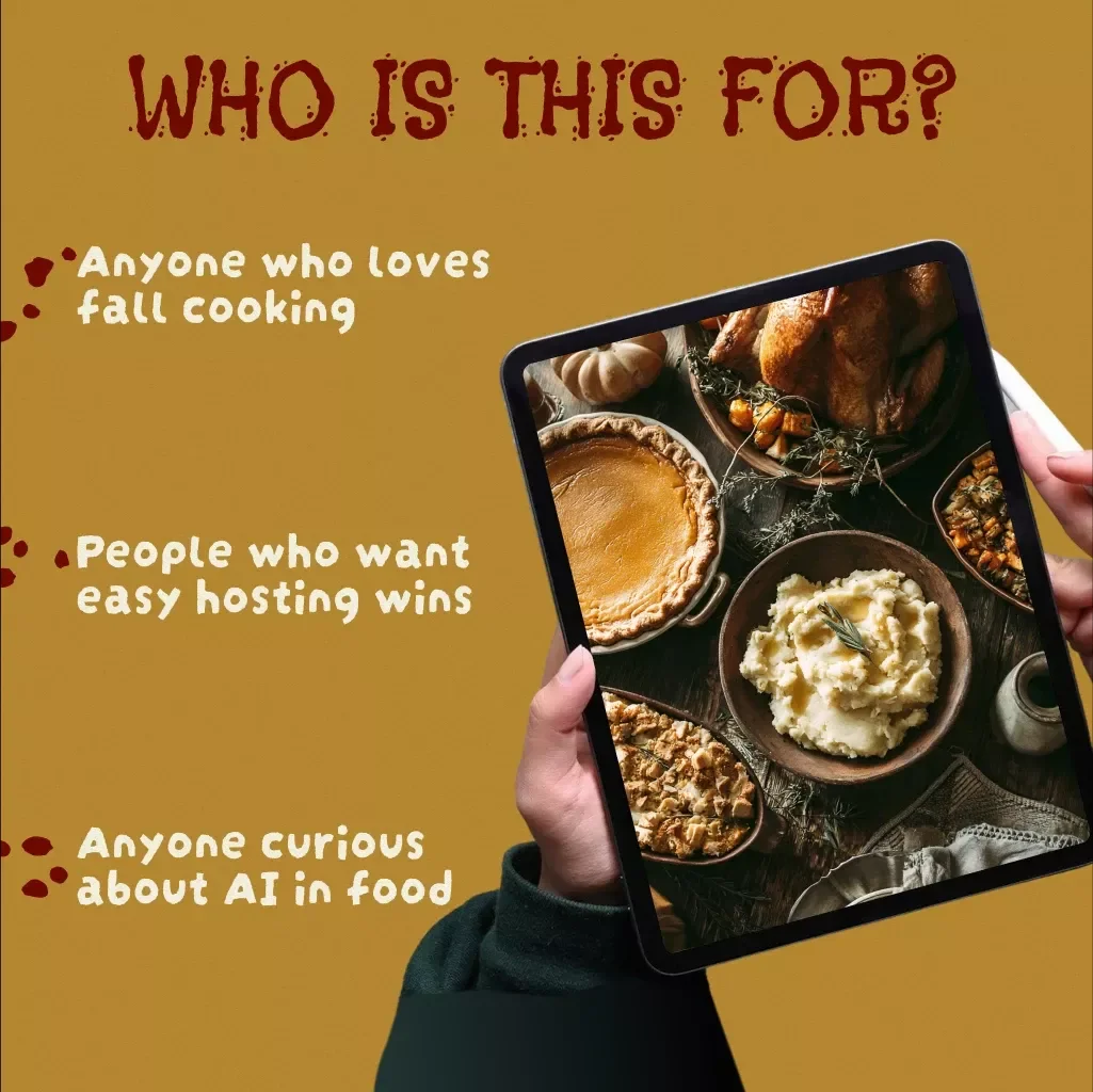 Fall Flavors Food Pairing Guide | Seasonal Cooking eBook | Cozy Autumn Recipes | Holiday Hosting Digital Download