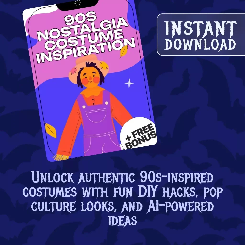 90s Nostalgia Costume Spells | Digital Guide for 90s Nostalgia Costume Inspiration, DIY Outfit Ideas, Pop Culture Looks & AI Costume Planning