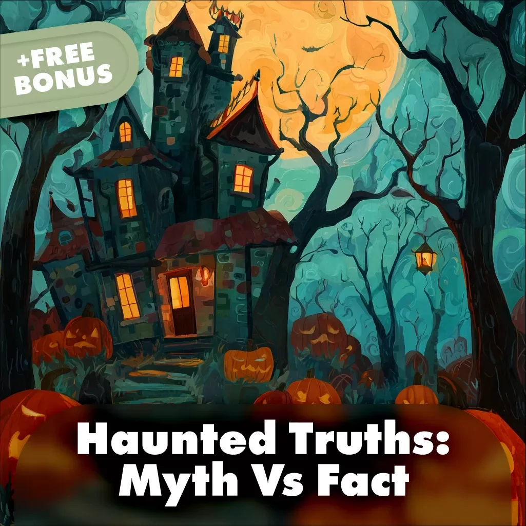 Haunted Truths: Myth vs Fact Edition | Digital Paranormal Guide | Myth vs Fact Haunted Edition Guide for Ghost Stories, Haunted Sites & Paranormal Investigations