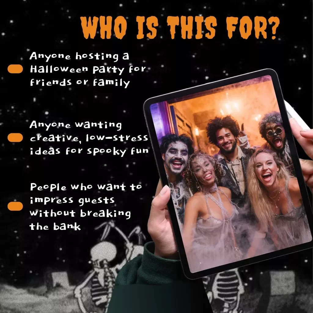 Haunt Like a Pro This Halloween | Digital Guide | Halloween Hosting Survival Guide for Parties, Decorations, Food, Games & More | eBook Instant Download