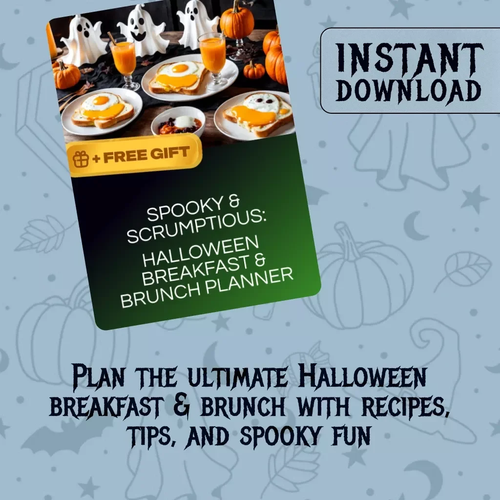 Spooky & Scrumptious: Halloween Breakfast & Brunch Planner | Digital eBook Guide for Creative Recipes, Festive Table Ideas & AI-Powered Brunch Planning