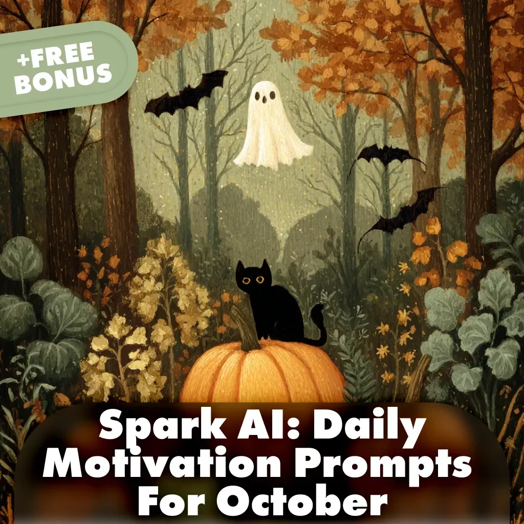 Spark AI: Daily Motivation Prompts for October | AI Daily Motivation Prompter (October Edition) | Digital eBook for Focus, Creativity & Productivity