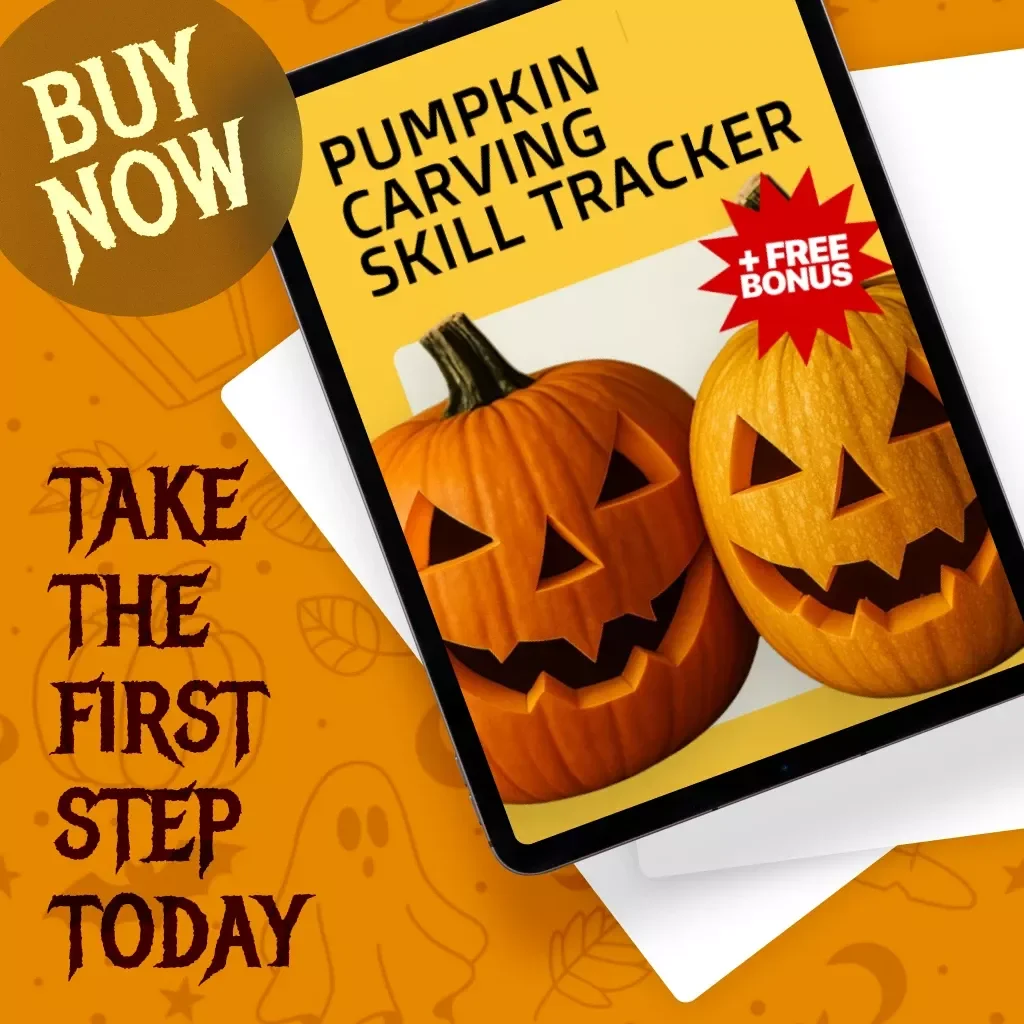 Pumpkin Carving Skill Tracker | Digital Guide for Beginners & Advanced Carvers | Halloween eBook & AI Carving Planner