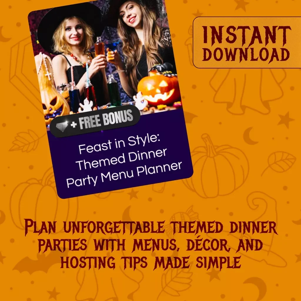 Feast in Style: Themed Dinner Party Menu Planner | Digital eBook Guide for Hosting Elegant Themed Dinners, Menu Planning, Shopping, and Entertaining Tips