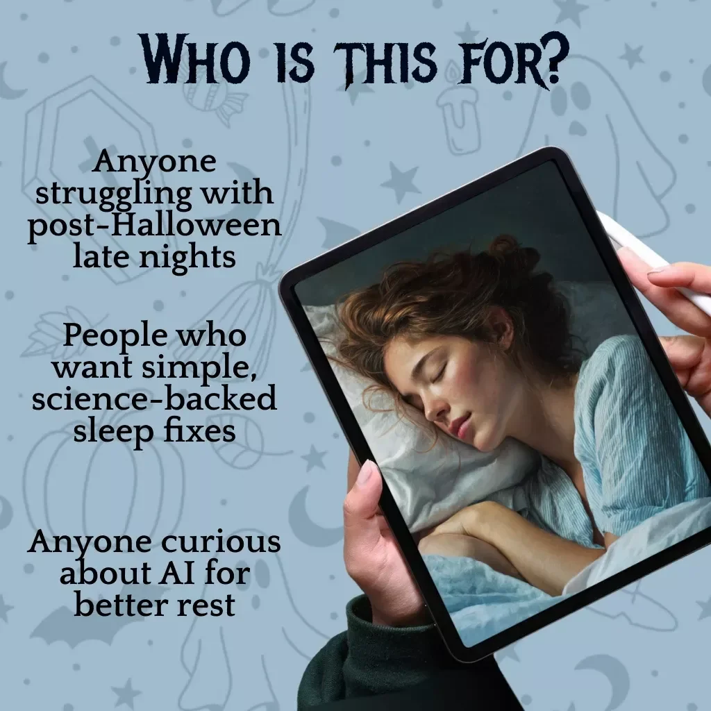 Rise & Shine: Your Post-Halloween Sleep Reset | Digital Sleep Reset Guide After Late Nights | eBook, Instant Download