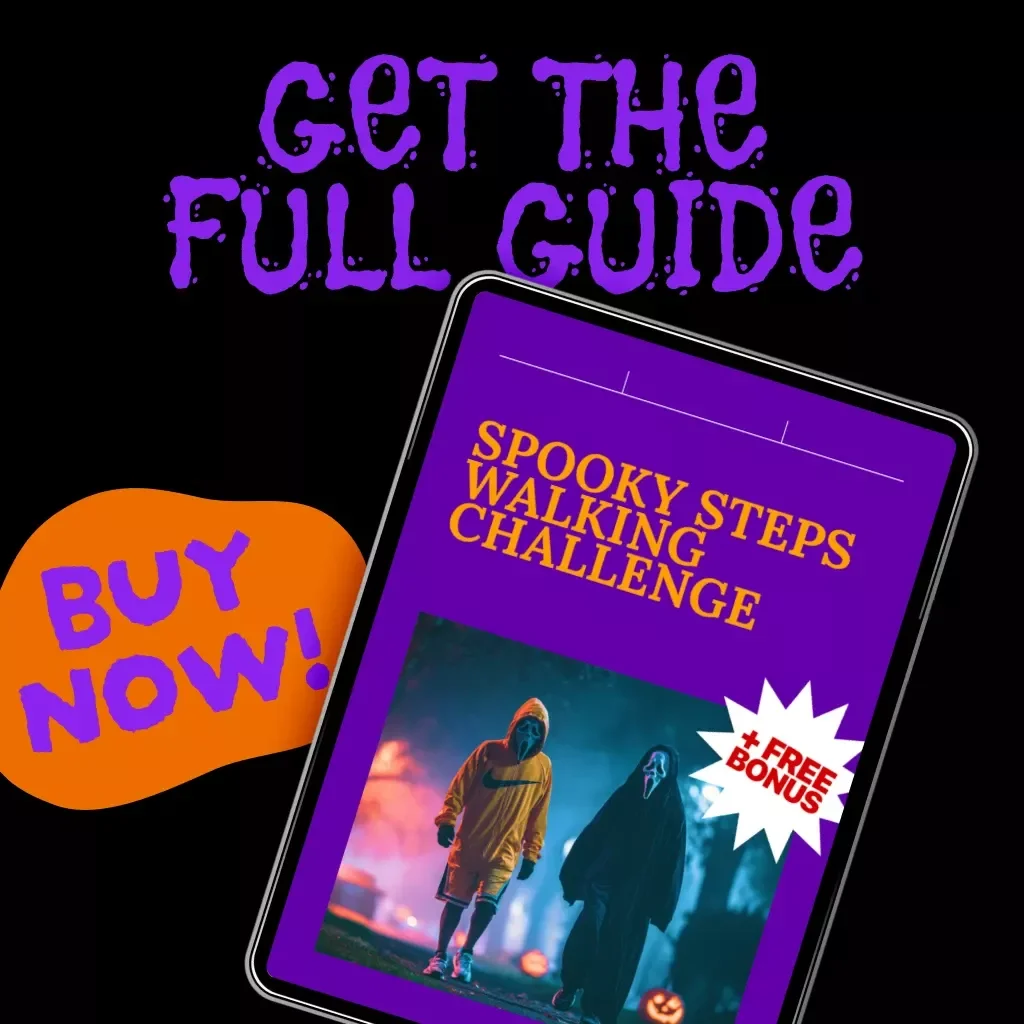 Spooky Steps Walking Challenge | 30-Day “Spooky Steps” Walking Challenge Digital Guide | Fun Halloween Fitness eBook & Printable Wellness Checklist