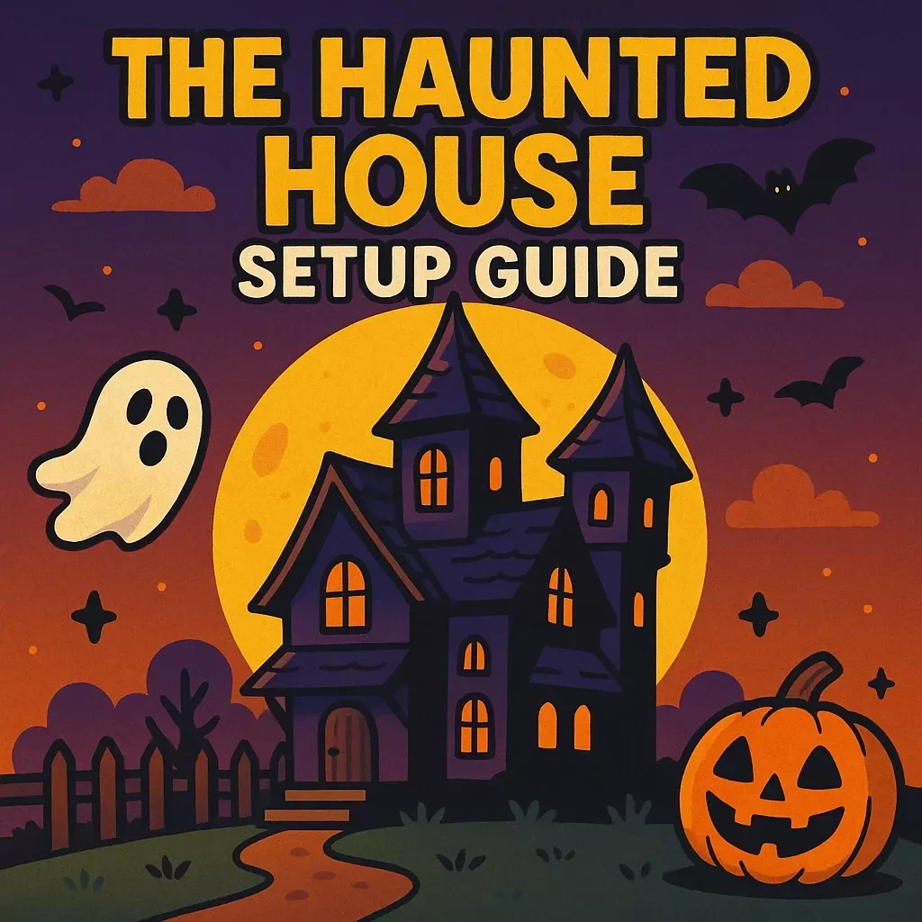 The Haunted House Setup Guide | Digital Download eBook for DIY Haunted House Design, Props, Lighting, and Spooky Event Planning