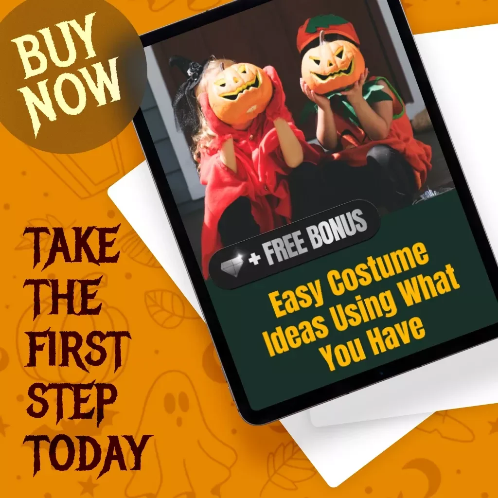 Easy Costume Ideas Using What You Have | Last-Minute DIY Halloween Costumes | Digital eBook Guide for Adults & Kids