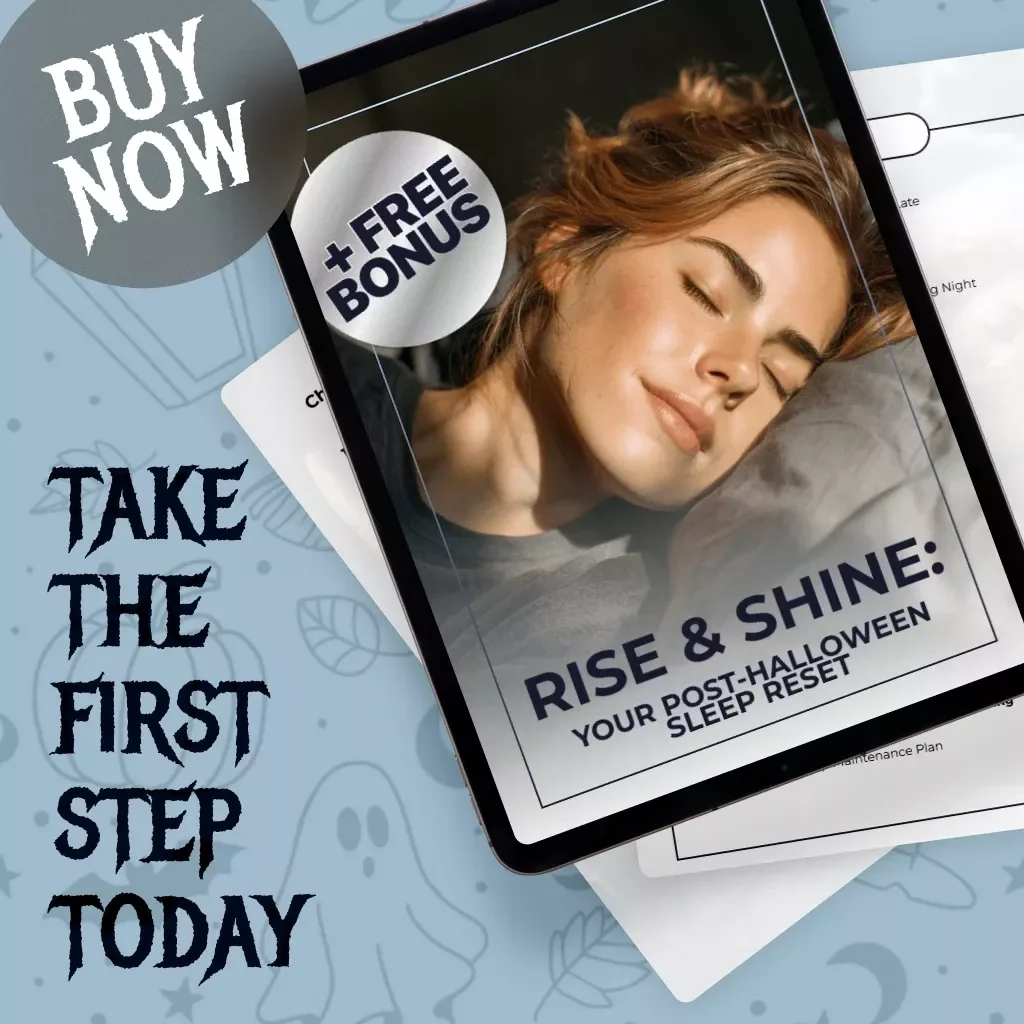 Rise & Shine: Your Post-Halloween Sleep Reset | Digital Sleep Reset Guide After Late Nights | eBook, Instant Download