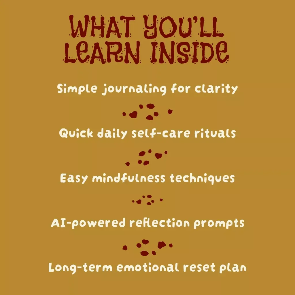 The Post-Halloween Emotional Detox Journal | Digital Guide for Self-Care, Journaling Prompts & Mindful Reset