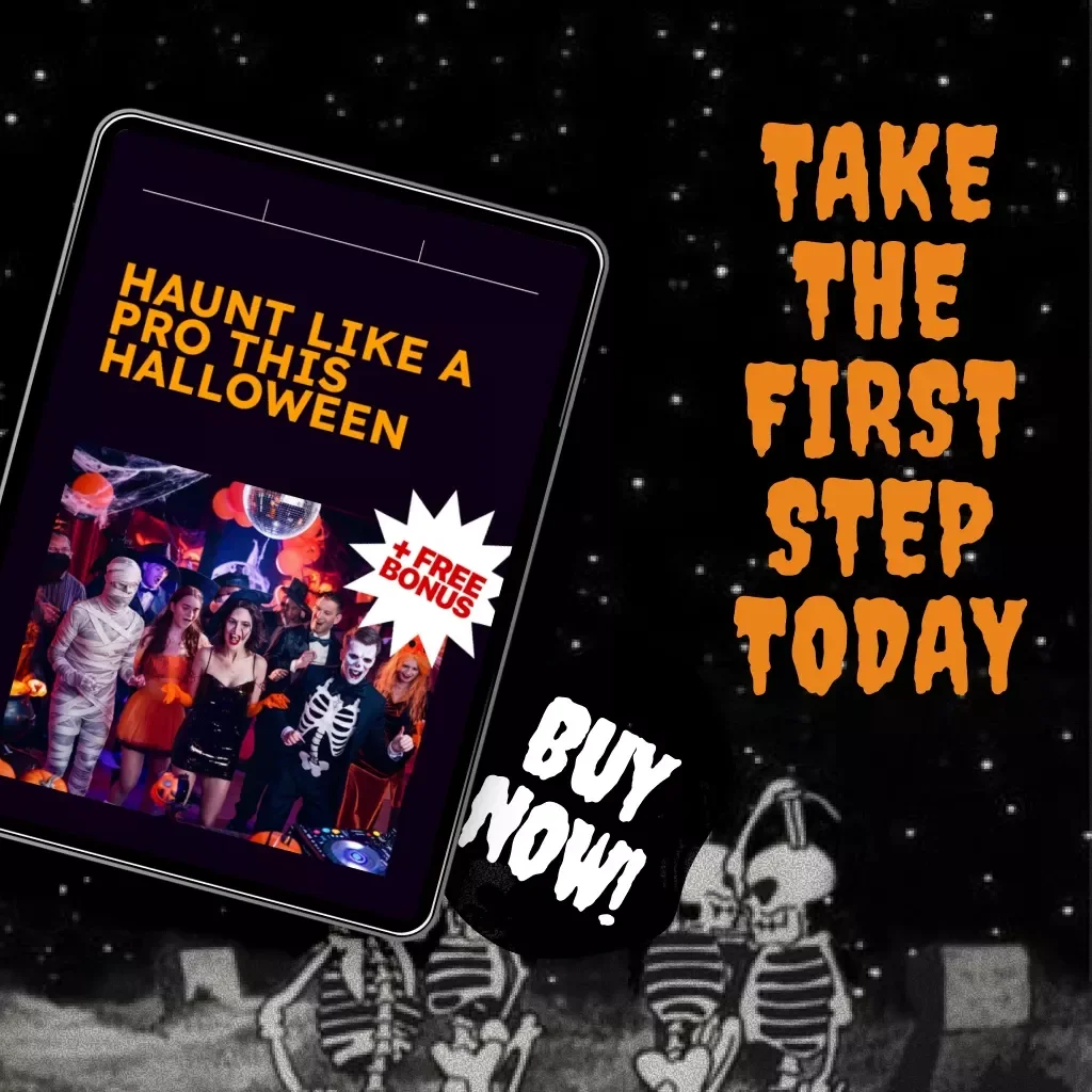 Haunt Like a Pro This Halloween | Digital Guide | Halloween Hosting Survival Guide for Parties, Decorations, Food, Games & More | eBook Instant Download