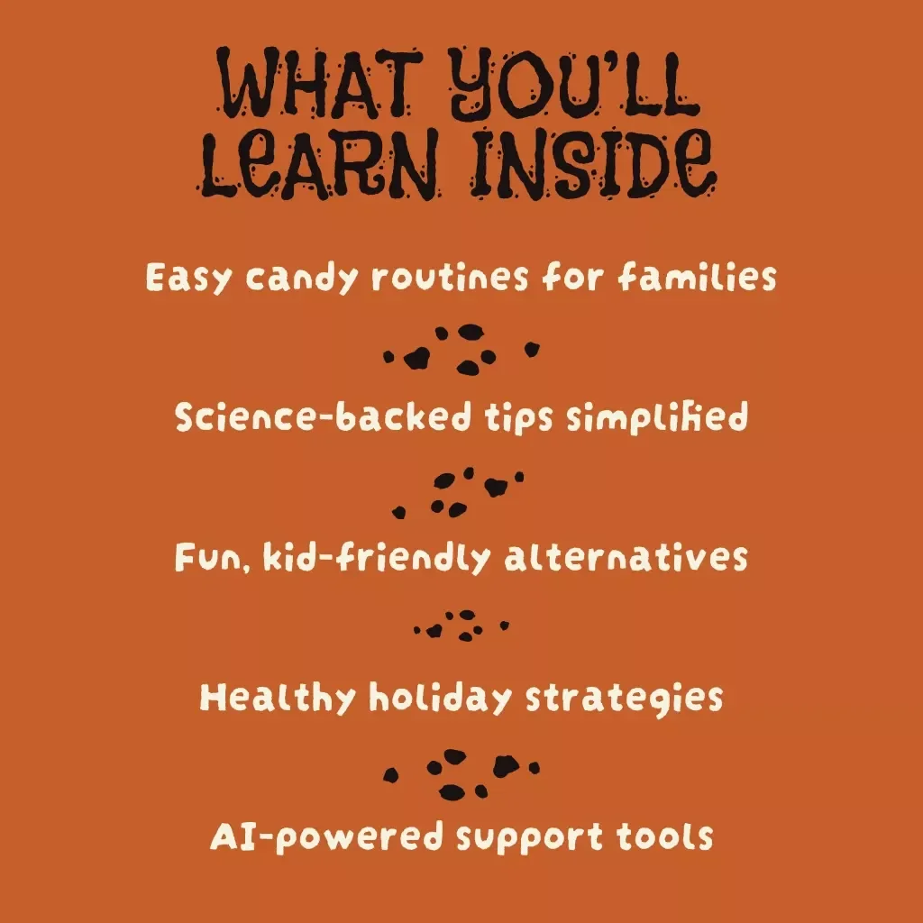 A Fun Guide to Candy Moderation for Kids | Healthy Candy Moderation Routine for Kids | Printable Digital eBook Download for Parents