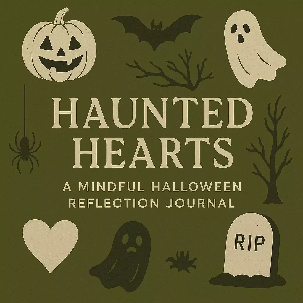 Haunted Hearts: A Mindful Halloween Reflection Journal | Digital eBook Guide & Checklist for Self-Discovery, Mindfulness, Gratitude & Creative Journaling