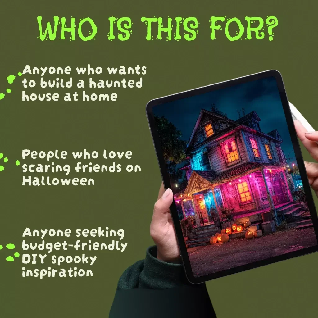 The Haunted House Setup Guide | Digital Download eBook for DIY Haunted House Design, Props, Lighting, and Spooky Event Planning