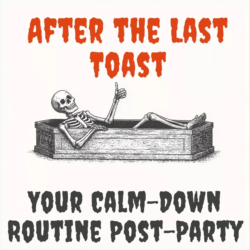 After the Last Toast: Your Calm-Down Routine Post-Party | Digital Guide for Relaxation, Recovery & Reset