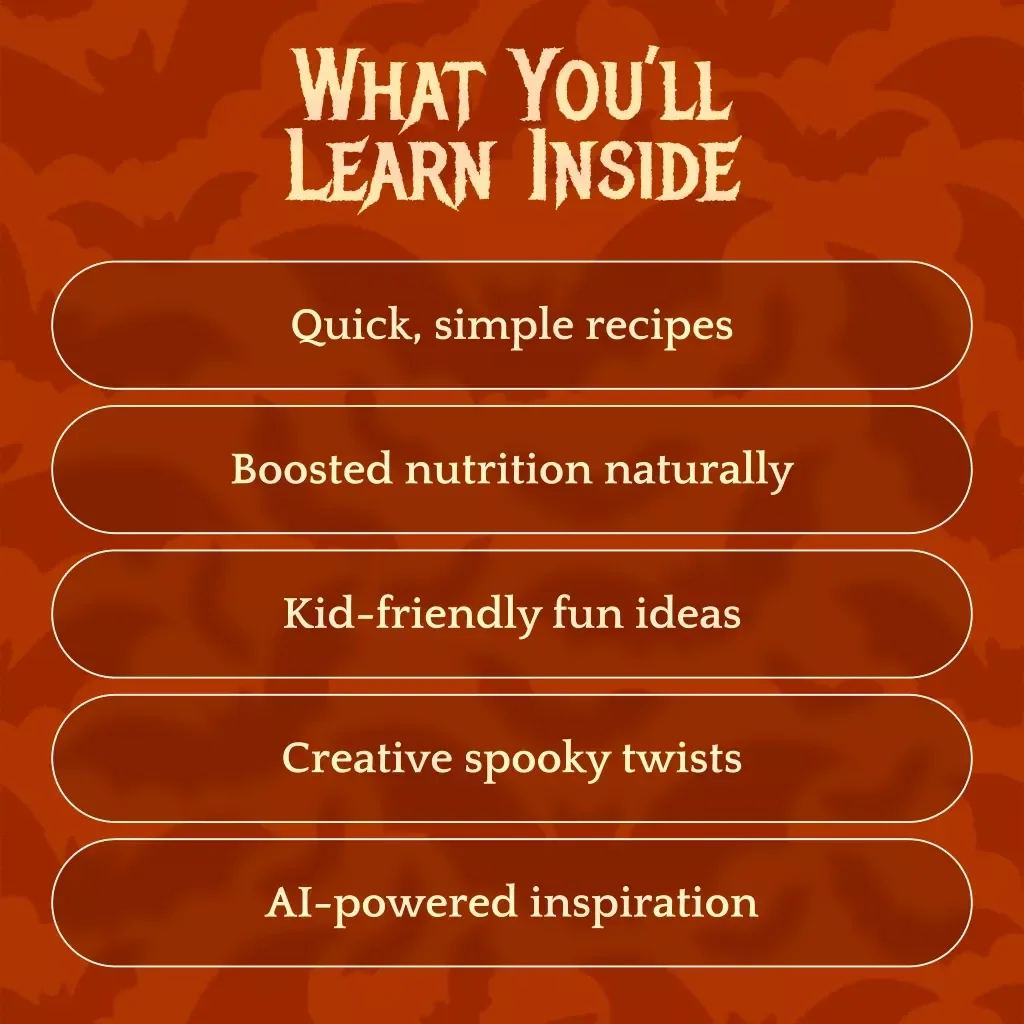 Spooky Smoothie Recipes Guide 👻🧃 | Fun Halloween-Inspired Smoothie eBook | Digital Download Healthy Drink Recipe Guide