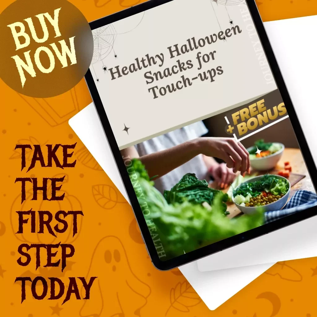 Healthy Halloween Snacks for Touch-ups | eBook Guide with Nutritious Recipes, Creative Ideas & AI Planning Tips | Digital Download