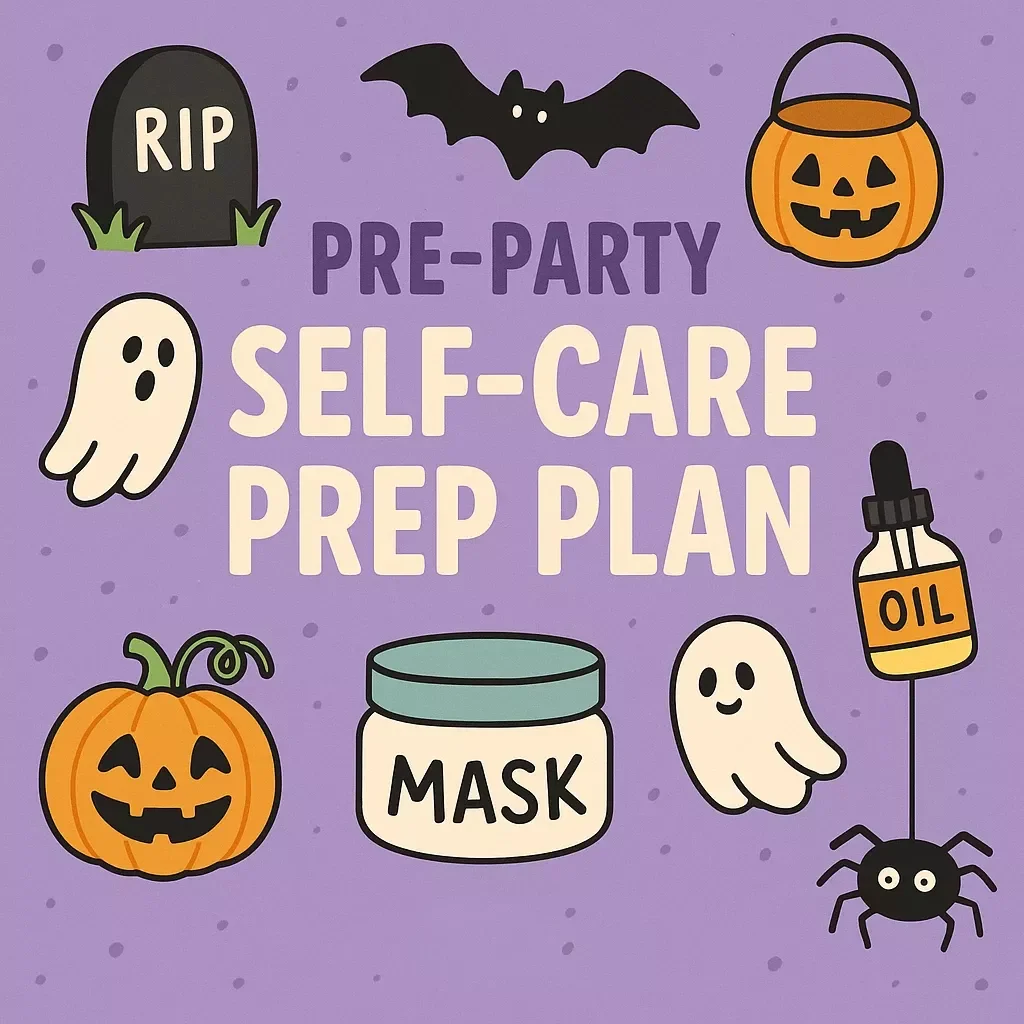 Pre-Party Self-Care Prep Plan | Printable Self-Care Checklist for Hydration, Skincare, Relaxation & Party-Ready Confidence | Digital Download