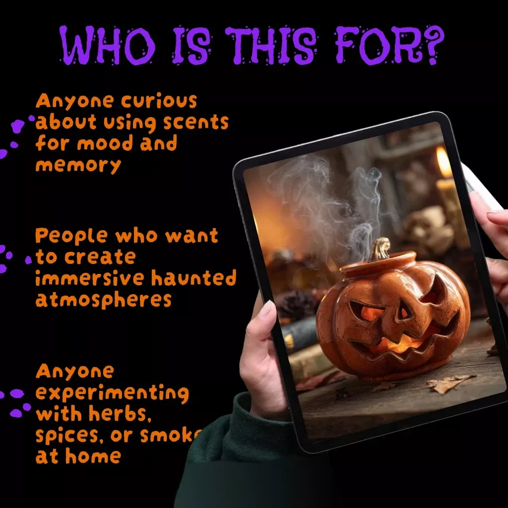 Haunted Aroma Map: Spices, Smoke, and Herbs | eBook Guide to Scents, Fragrance Blends & Haunted Atmosphere Creation